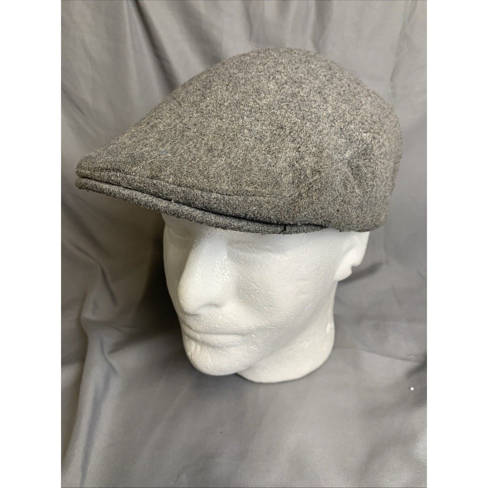 Logan Hill Newsboy Cap Men's Size L/XL Gray Cabby Headwear With Ear Flaps